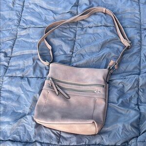 INC International Concepts Taupe Crossbody Bag
